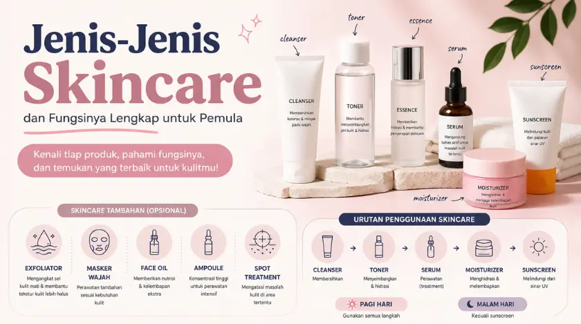 jenis - jenis skincare dan fungsinya